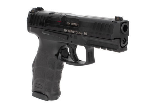 HK VP9 Full Size Pistol with night sights is milled for use with red dot sights